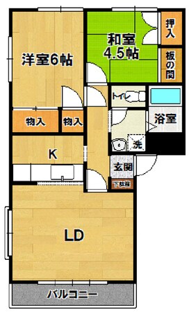 芝橋コーポの物件間取画像